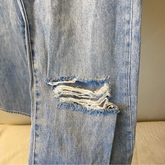 Insane Gene Hi-Rise Straight Distressed Jeans Blue - NEW - Size 29 - Picture 4 of 7